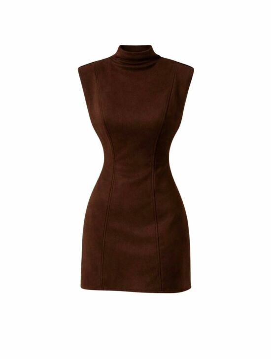 Imagem de Vestido Célia Marrom Cloude